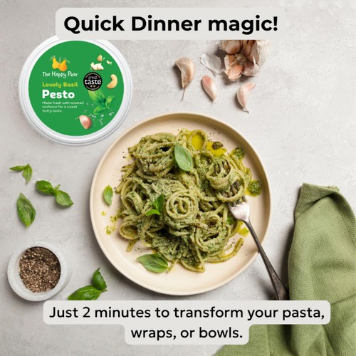 The Happy Pear Lovely Basil Pesto thumbnail 3