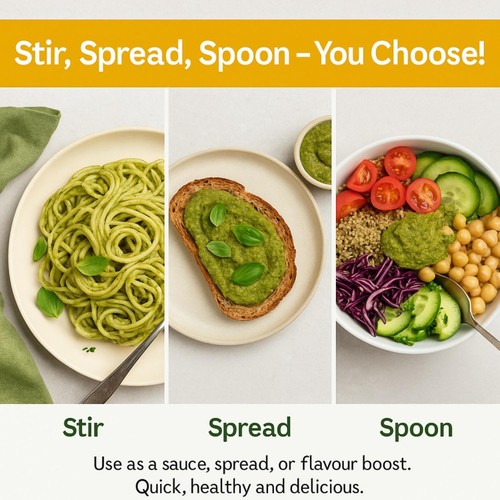 The Happy Pear Lovely Basil Pesto thumbnail 6