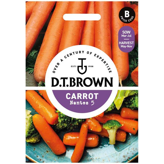 Mr Fothergills Seeds - D.T. Brown Carrot Nantes