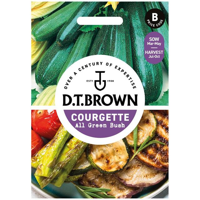 Mr Fothergills Seeds - D.T. Brown Courgette All Green Bush