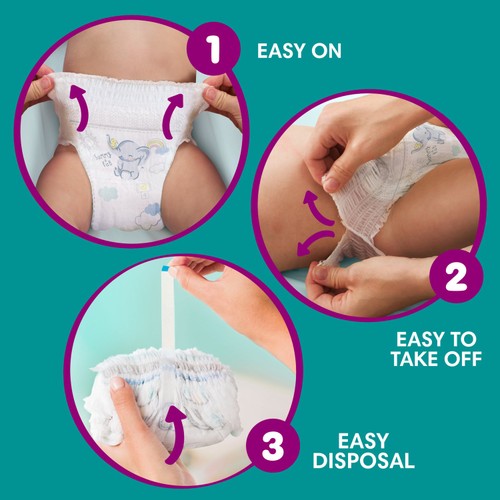 Pampers New Baby Nappy Pants Size 3 Essential thumbnail 3