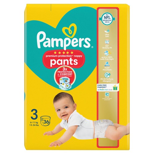Pampers New Baby Nappy Pants Size 3 Essential thumbnail 9