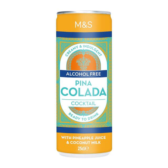 M&S Alcohol Free Pina Colada Cocktail