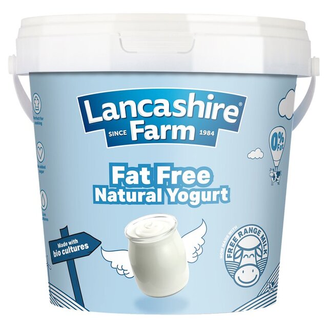Lancashire Farm Natural Fat Free Bio Yogurt