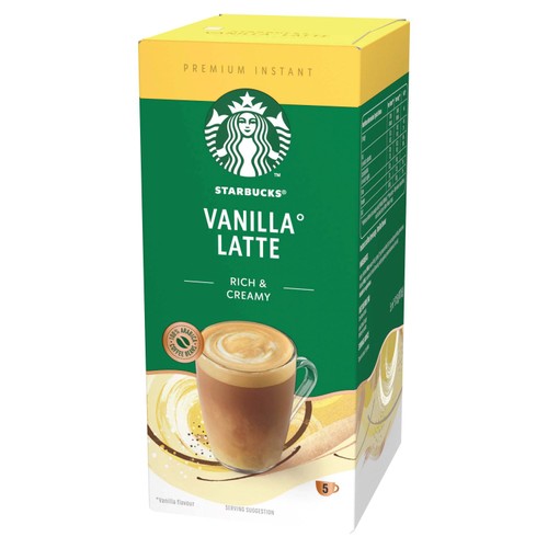 Starbucks Latte Vanilla Sachets thumbnail 2