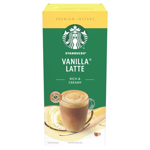 Starbucks Latte Vanilla Sachets thumbnail 3