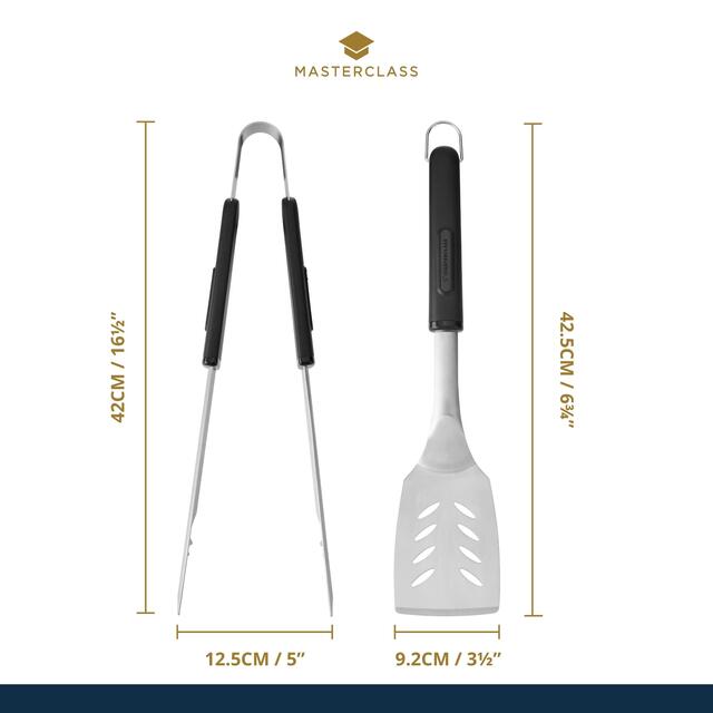 MasterClass Barbecue Tongs and Turner Set thumbnail 2