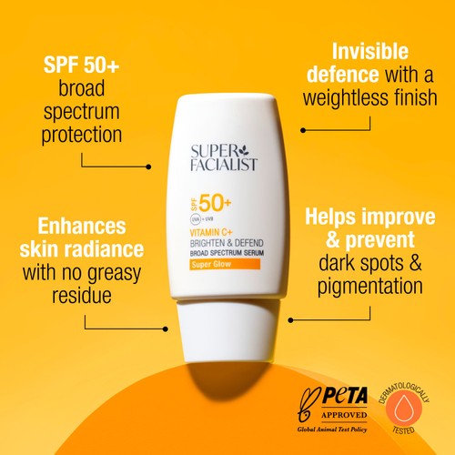 Super Facialist Vit C+ Brighten & Defend SPF50+ Broad Spectrum Serum thumbnail 3