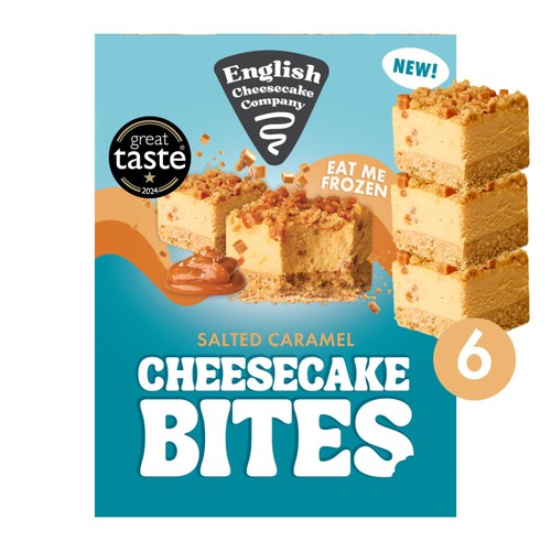 English Cheesecake Company 6 Salted Caramel Cheesecake Bites