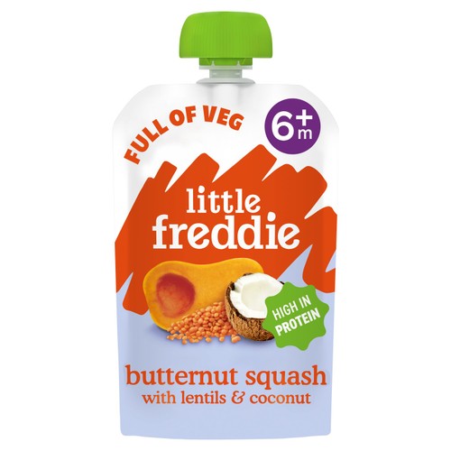Little Freddie Organic Butternut Squash Red Lentil Coconut Pouch