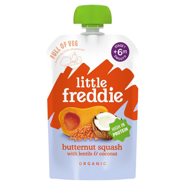 Little Freddie Organic Butternut Squash Red Lentil Coconut Pouch