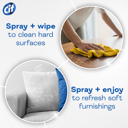 Cif Infinite Clean Sensitive Lotus & Mineral Salt All In One Cleaning Spray thumbnail 8