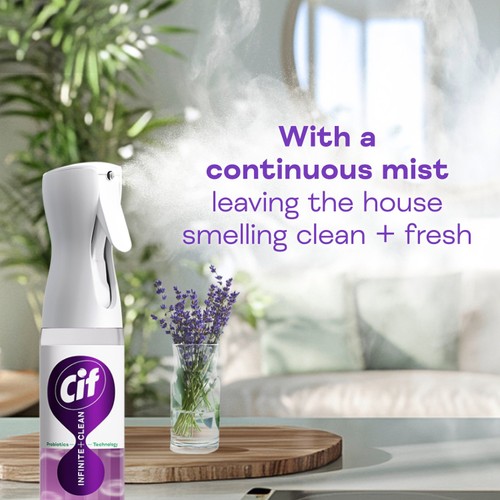 Cif Infinite Clean Lavender & Eucalyptus All in One Cleaning Spray thumbnail 6