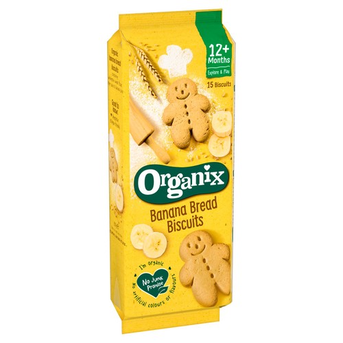 Organix Banana Bread Biscuits thumbnail 2