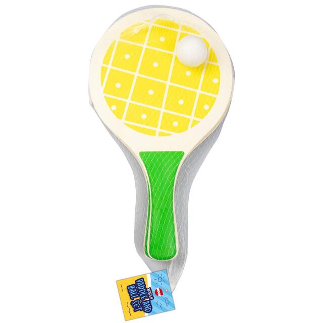 Hoot Wooden Paddle & Ball Set (Assorted colours) thumbnail 2