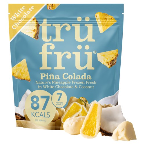 trufru Pina Colada Pineapple in White Chocolate & Coconut