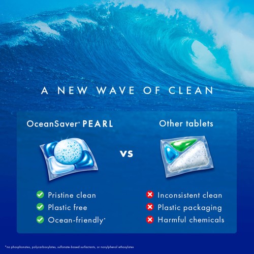 OceanSaver Pearl All in One 50 Plastic Free Dishwasher Tablets thumbnail 8