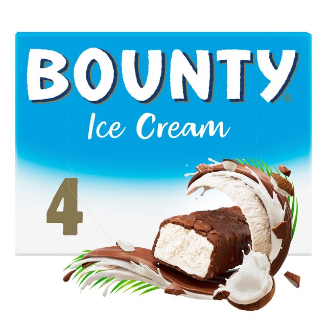 Bounty Ice Cream Bar 4 Pack