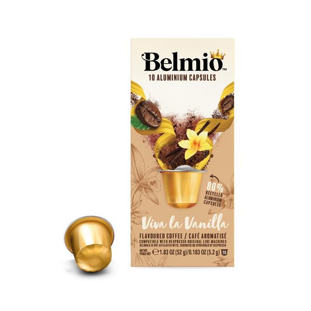 Belmio Viva La Vanilla Nespresso Original compatible Aluminium Coffee Pods