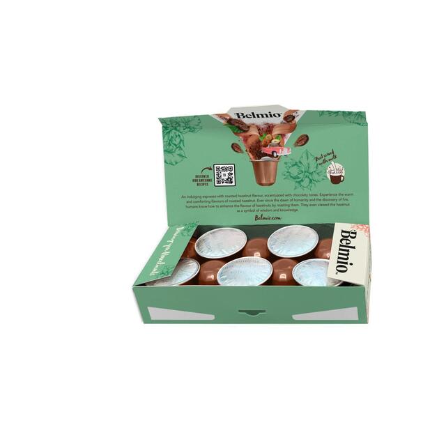 Belmio Driving you Hazelnuts Nespresso compatible Aluminium CoffeePods thumbnail 3