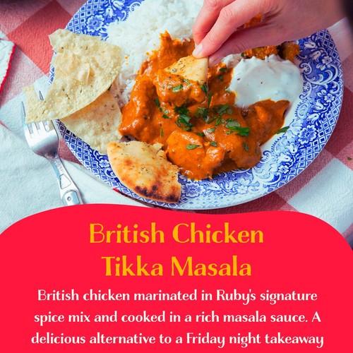 ByRuby British Chicken Tikka Masala Serves 2 thumbnail 2