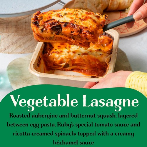 ByRuby Vegetable & Spinach Lasagne Serves 2 thumbnail 2