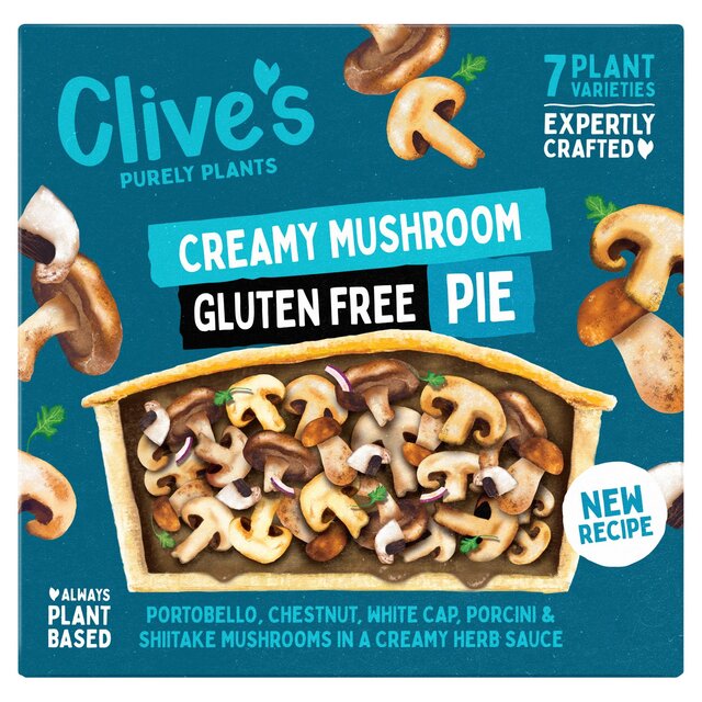 Clive's Creamy Mushroom  Gluten Free Pie