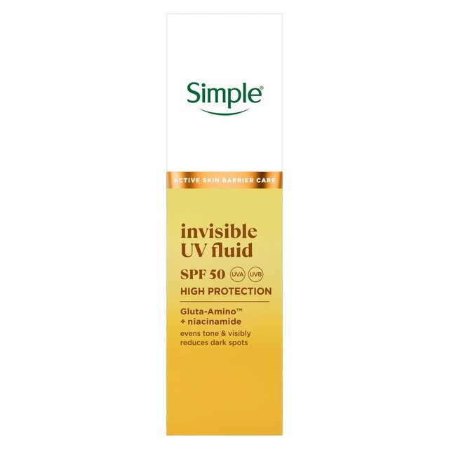 Simple Invisible UV Fluid SPF50
