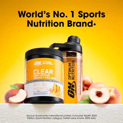 Optimum Nutrition Summer Fruit Ice Tea Clear & Collagen Powder thumbnail 2