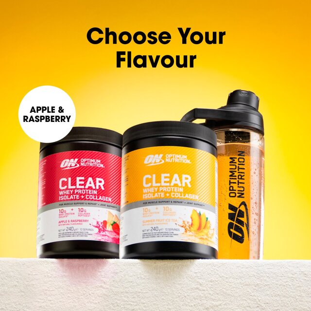 Optimum Nutrition Summer Fruit Ice Tea Clear & Collagen Powder thumbnail 4