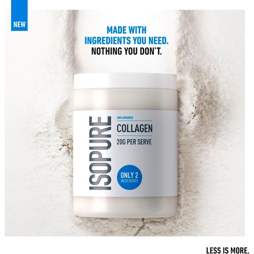 Isopure Unflavoured Collagen Powder thumbnail 2