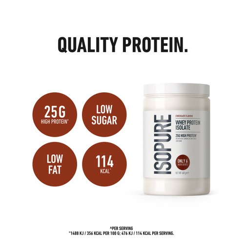 Isopure Chocolate Whey Protein Isolate Powder thumbnail 6