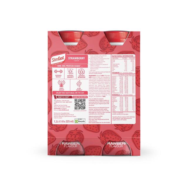Slimfast Strawberry Protein Shake Multipack thumbnail 3