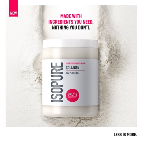 Isopure Raspberry Lemonade Collagen Powder thumbnail 2