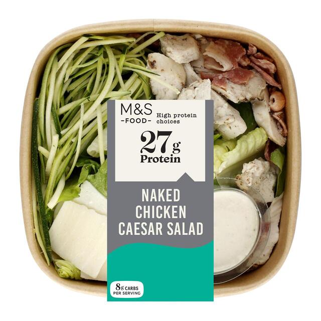 M&S High Protein Naked Chicken Caesar Salad Serves 1