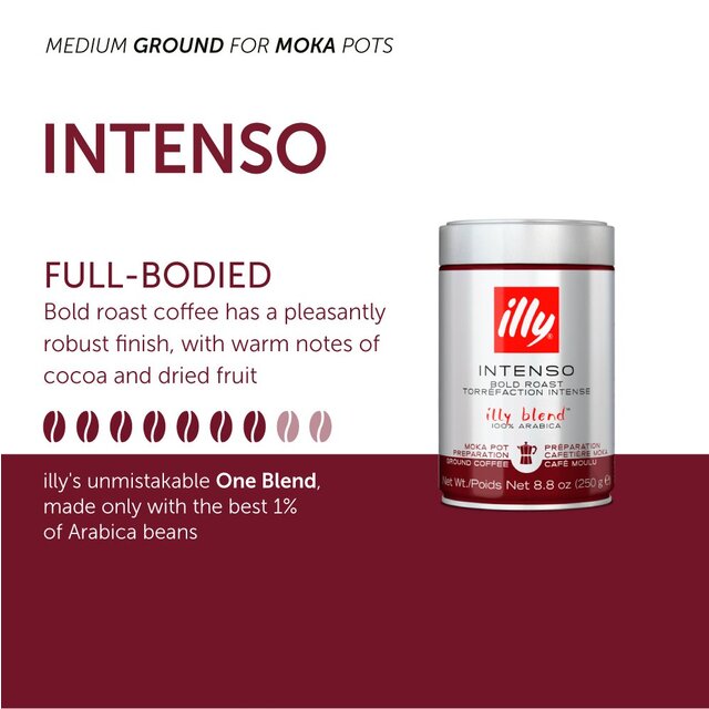 illy Ground Intesno Roast Moka thumbnail 2