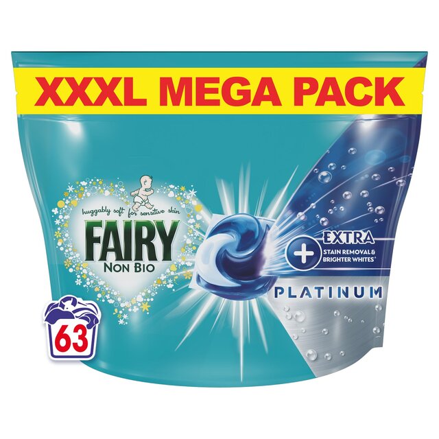 Fairy Platinum Non Bio Pods Washing Capsules