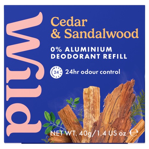 Wild Cedar & Sandalwood Deodorant Refill