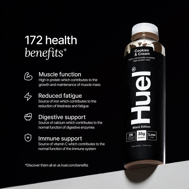 Huel Black Edition Ready To Drink Cookies & Cream thumbnail 4