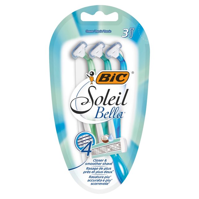 BIC Soleil Bella Disposable Women's Razors Coconut Milk