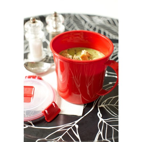 Sistema Soup Mug Microwave Food Container with Steam Vent 656ml thumbnail 2