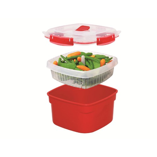 Sistema Microwave Food Steamer with Steam Vent & Basket 2.4L thumbnail 5
