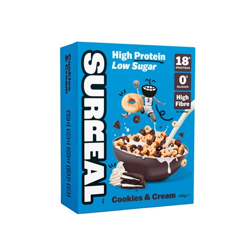 Surreal High Protein Low Sugar Cookies & Cream Cereal thumbnail 2
