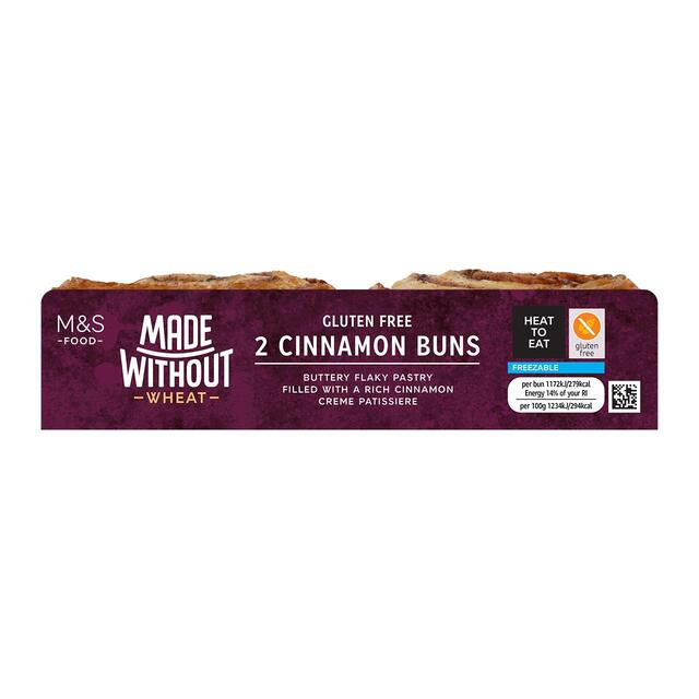 M&S Made Without Wheat 2 Cinnamon Buns thumbnail 2