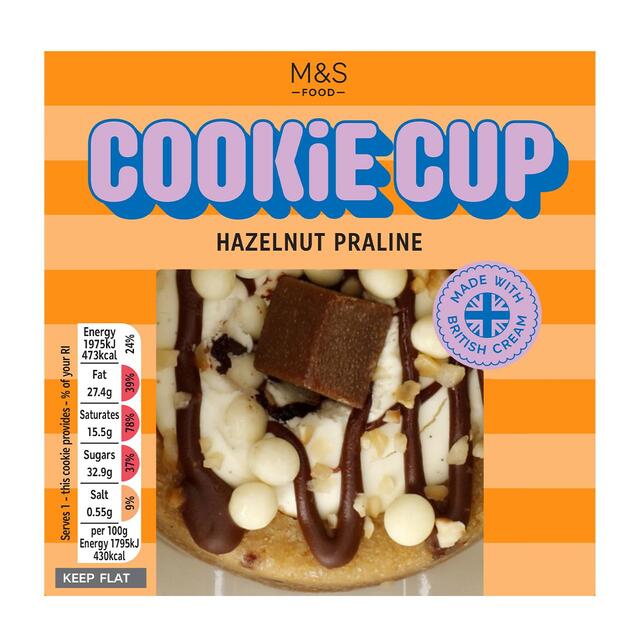 M&S Hazelnut Praline Cookie Cup Serves 1 thumbnail 2