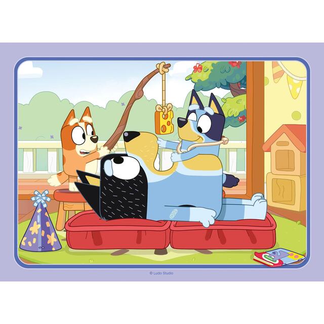Ravensburger Bluey 4 in a Box Jigsaw Puzzles thumbnail 3