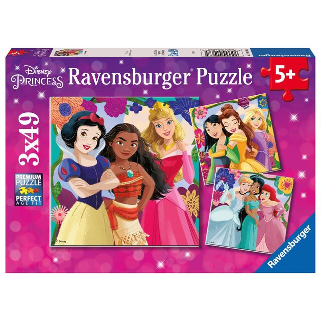 Ravensburger Disney Princess 3x 49 piece Jigsaw Puzzles
