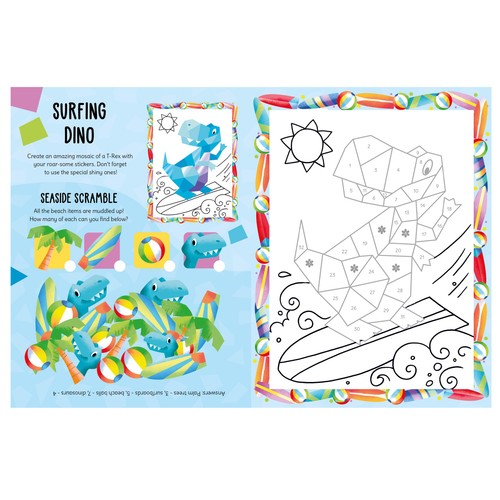 Igloo Books Amazing Shiny Sticker Art thumbnail 2