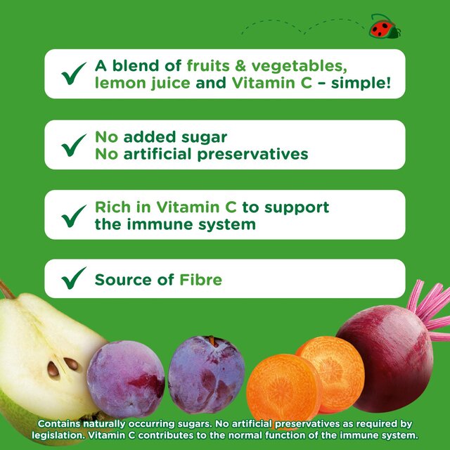 Cow & Gate Fruit Pouch Pear Carrot Prune Beetroot Baby Food 4+ Months thumbnail 3