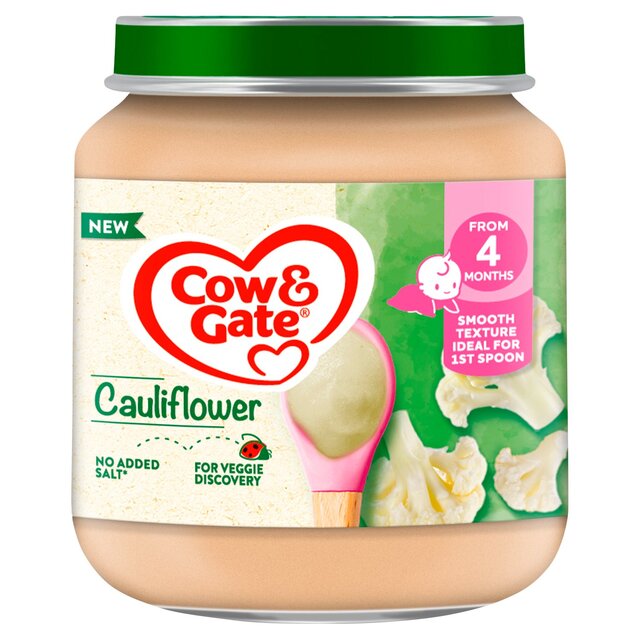 Cow & Gate Cauliflower Baby Food Snack Jar 4+ Months